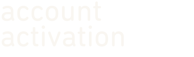 account activation
